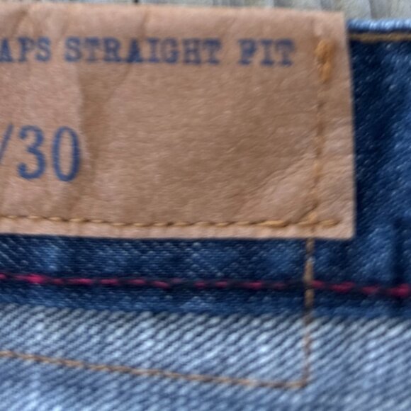 Chaps Denim Straight Fit Jeans Blue Medium Wash 5 Pocket Men's 40 X 30 - Picture 4 of 10